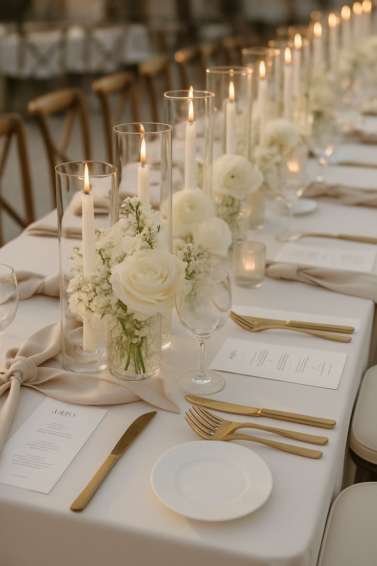Thoughtfully styled event tablescape